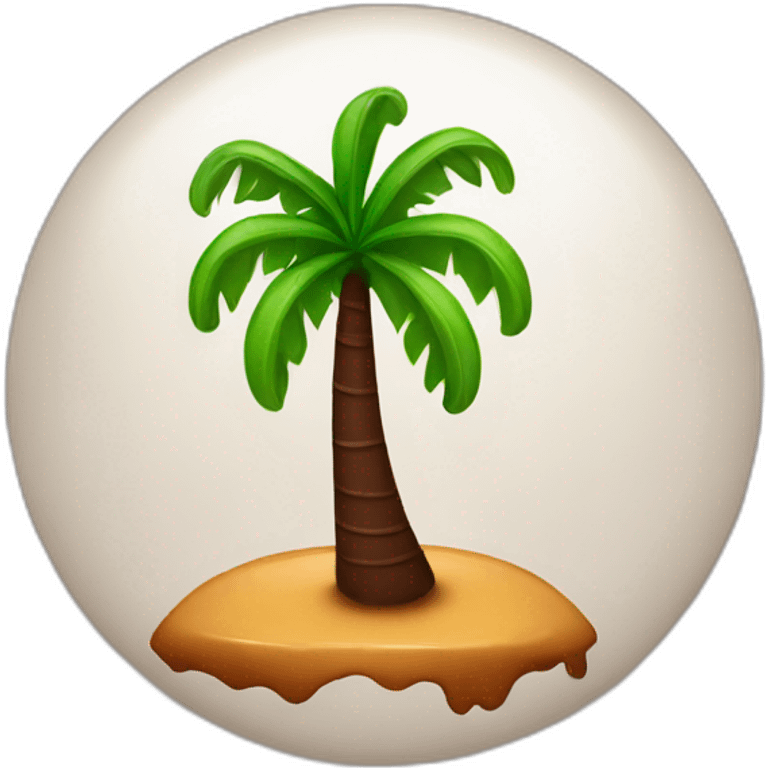 palmera de chocolate emoji