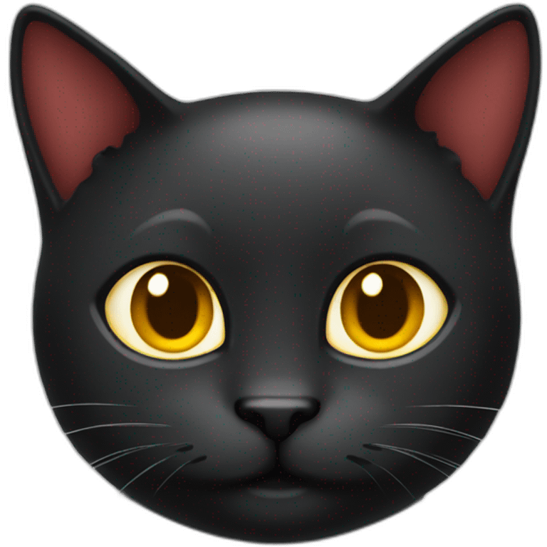 Black Cat chili pepper emoji