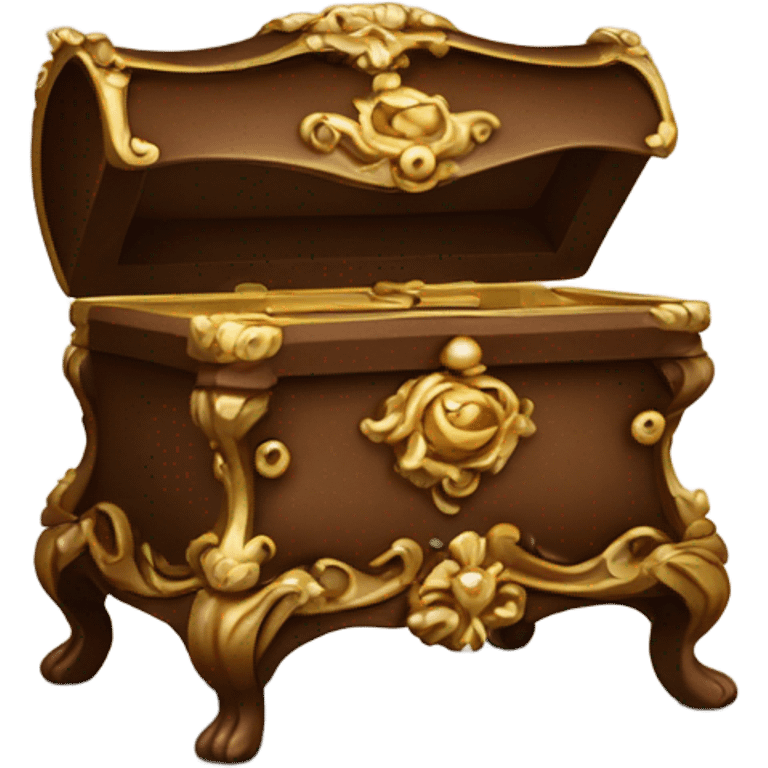 rococo brown jewelry box emoji