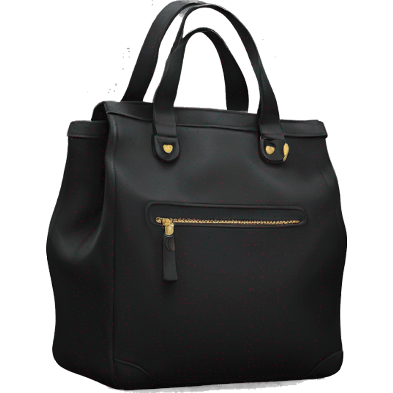 Black bag with long strap emoji