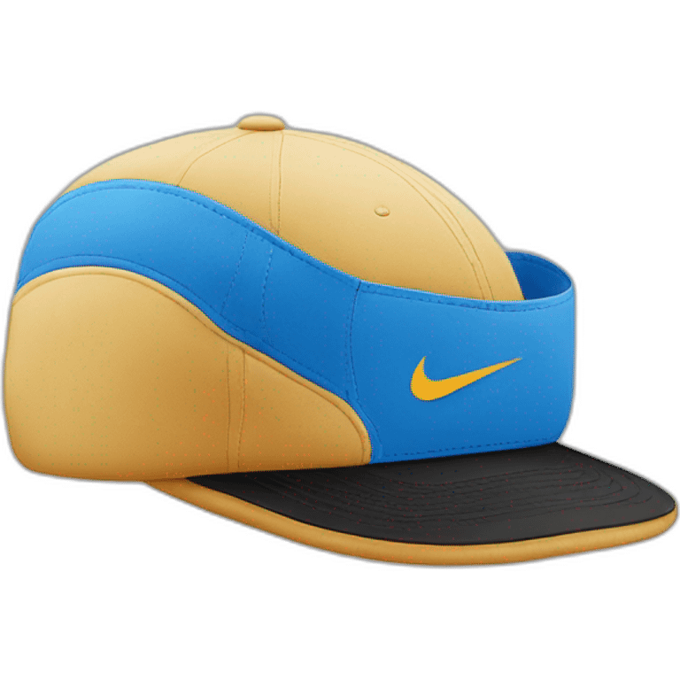 Chat avec une casquette nike emoji