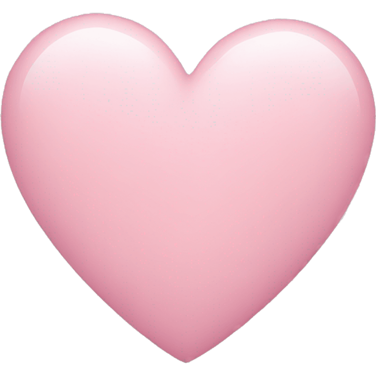 light pink heart emoji