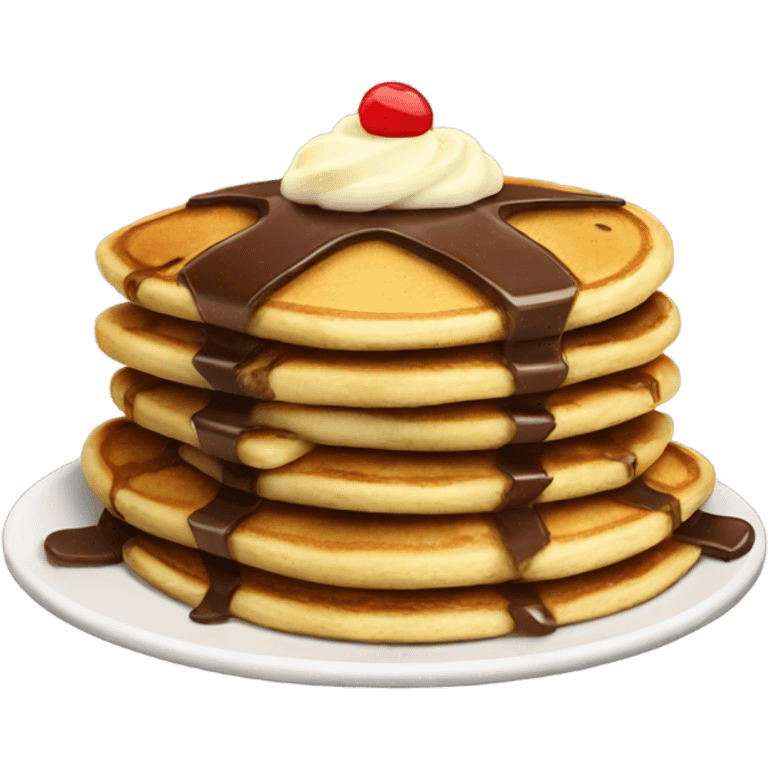 chocolate chip pancakes emoji