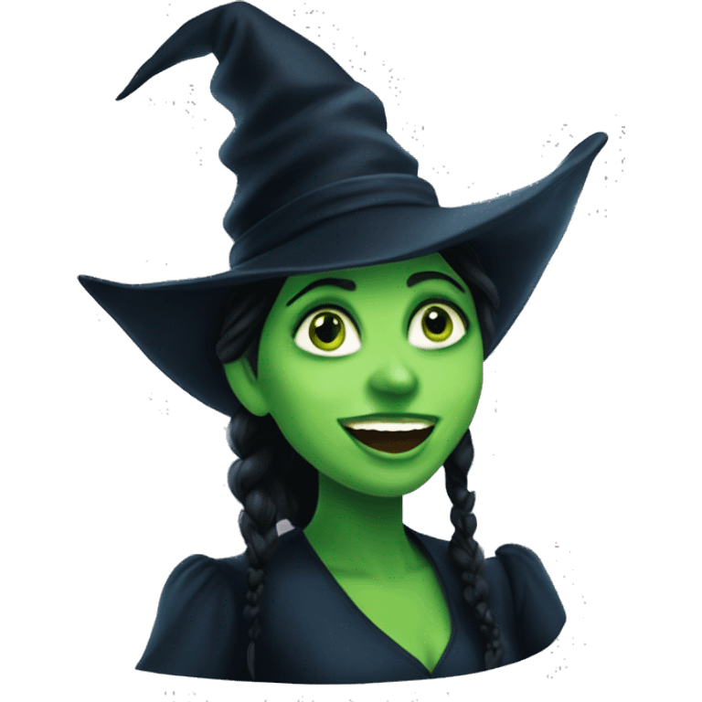 Elphaba singing defying gravity emoji