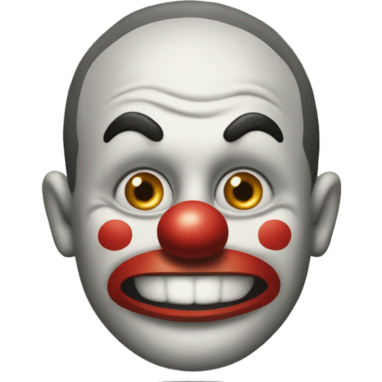 bank check, banking check from a bank with a clown's face emoji