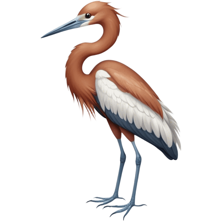 Reddish Egret emoji