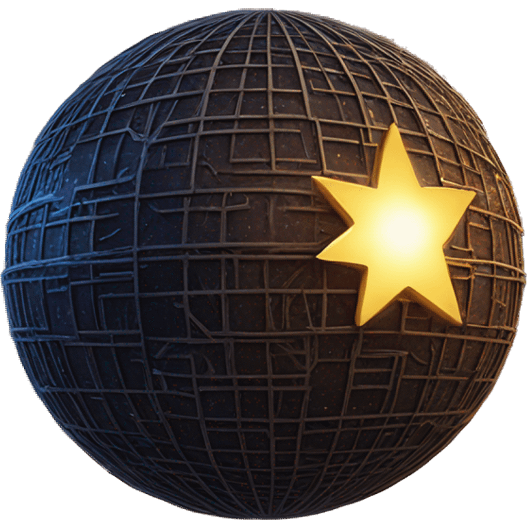 dyson sphere with the star inside emoji