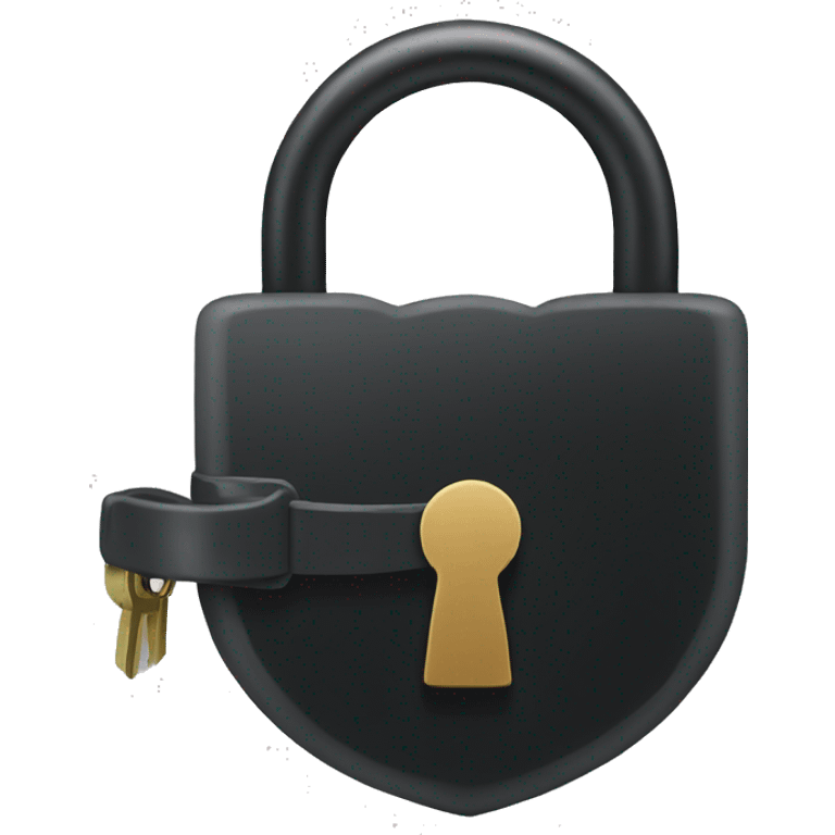 black lock emoji