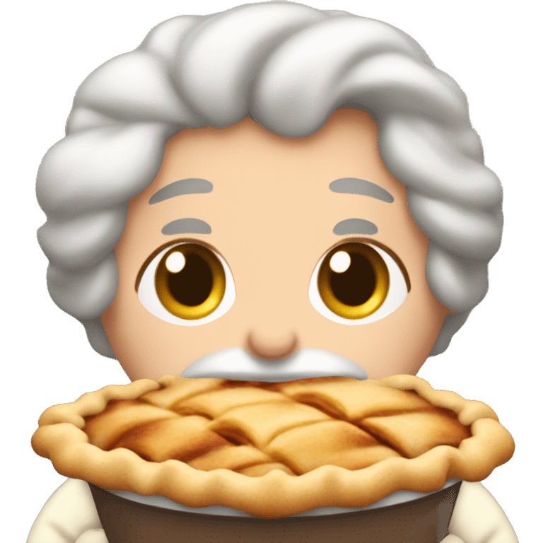 Warm cozy grandma's apple pie emoji