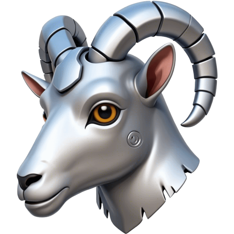 Cybernetic Ram(Goat) head  emoji