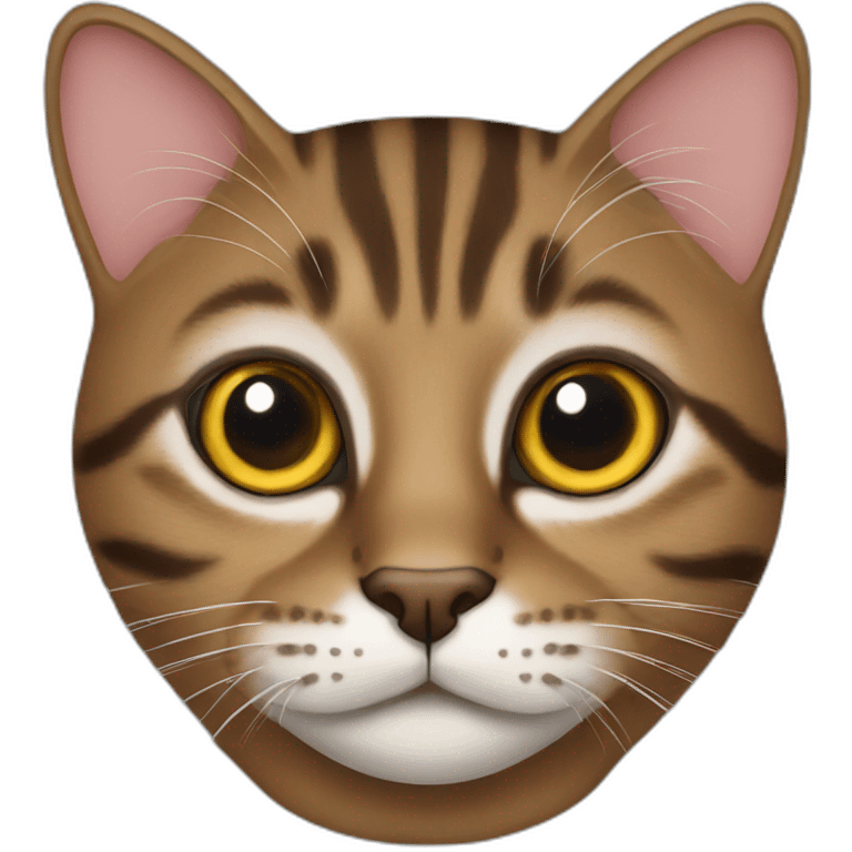 brown tabby cat emoji