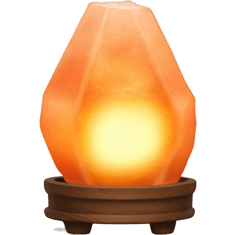 Himalaya’s salt lamp with warm light  emoji