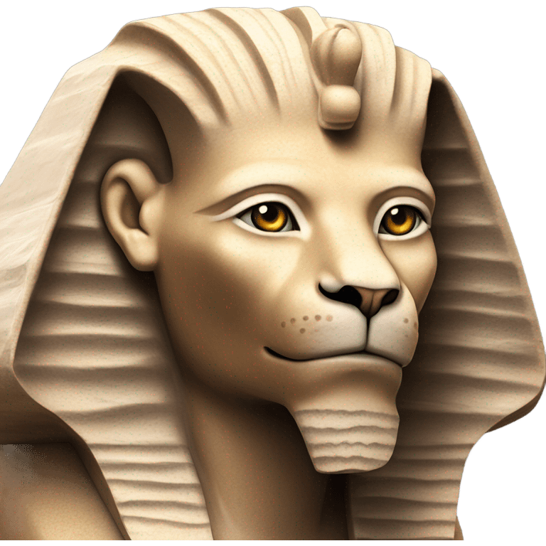 realistic Great Sphinx of Giza emoji