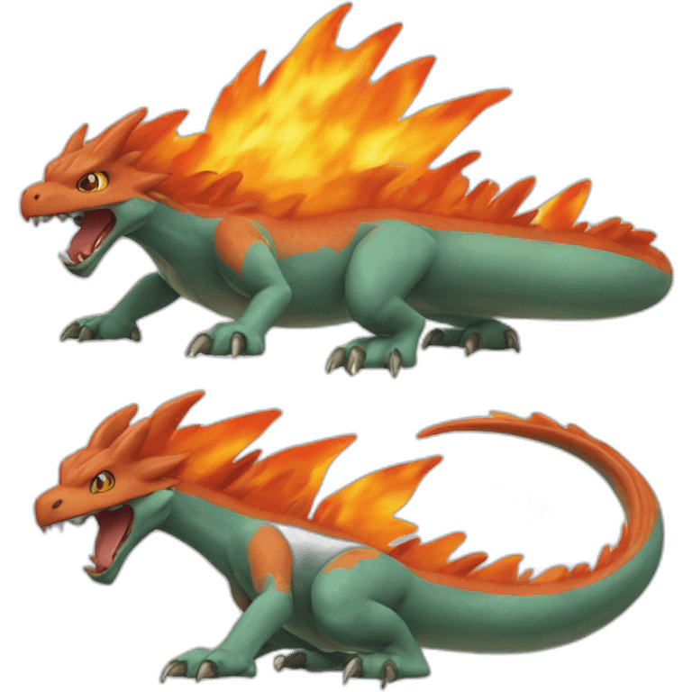 Dracaufeu pokemon emoji