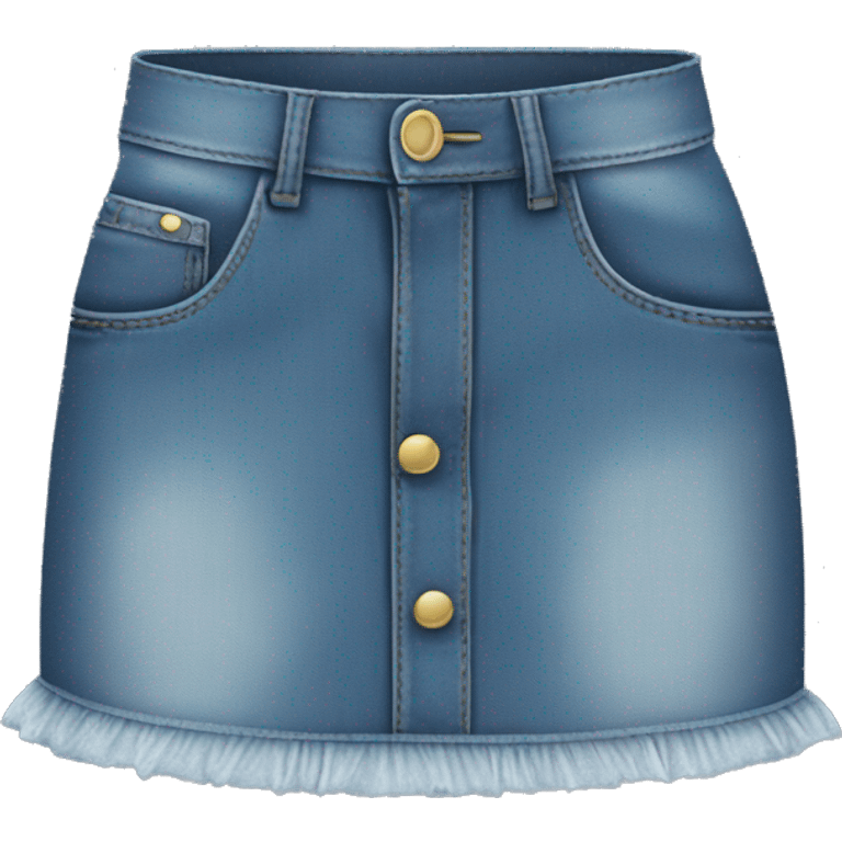 Miniskirt denim emoji