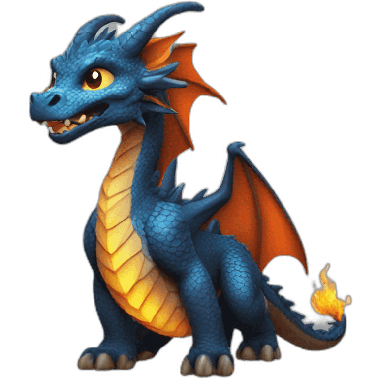 Dragon de feu emoji