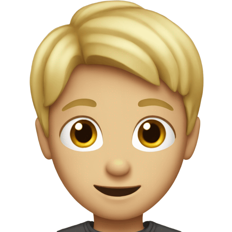 a blond boy emoji