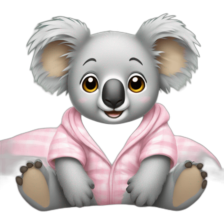 A koala wearing a pyjama emoji