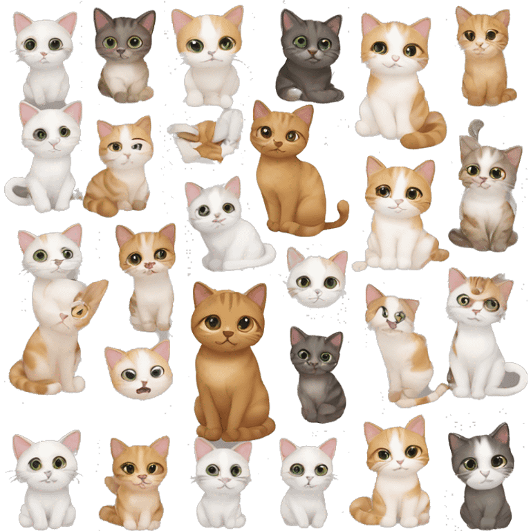 cute cats emoji