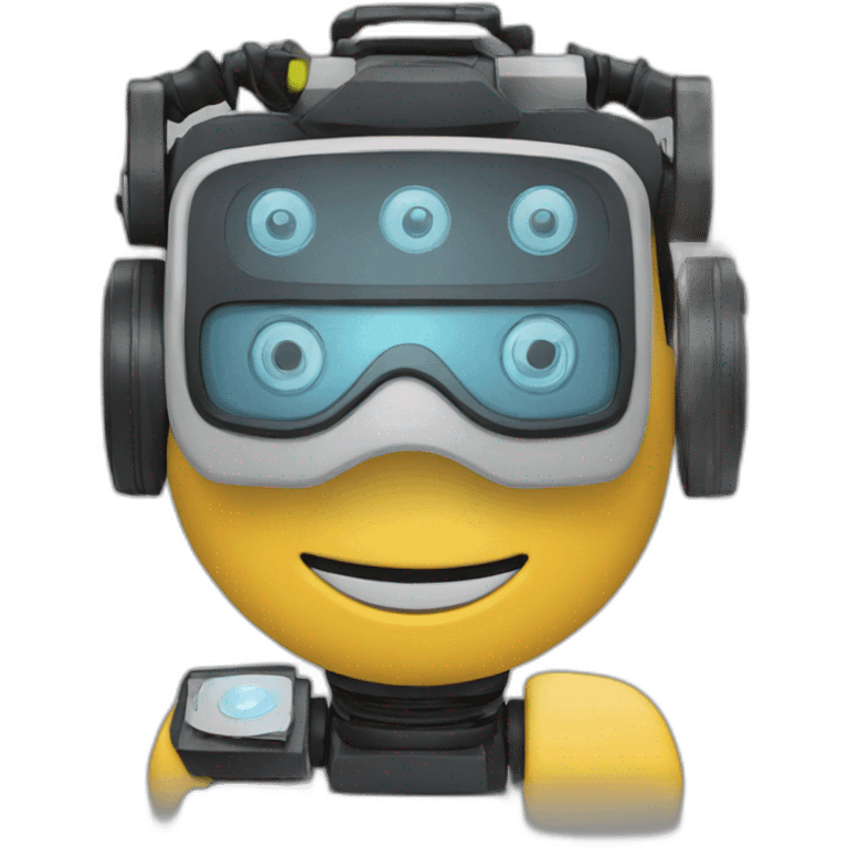 Video editing robot emoji