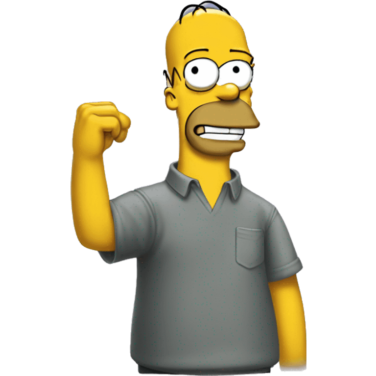 homer Simpson saying hi Zoey emoji