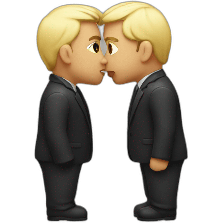 2 men kiss emoji