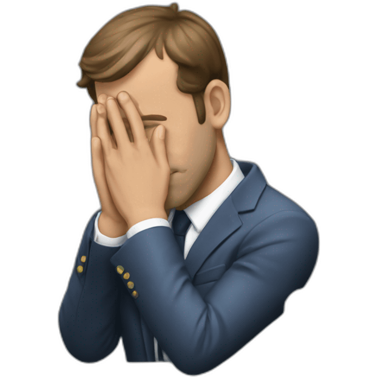 macron facepalm emoji