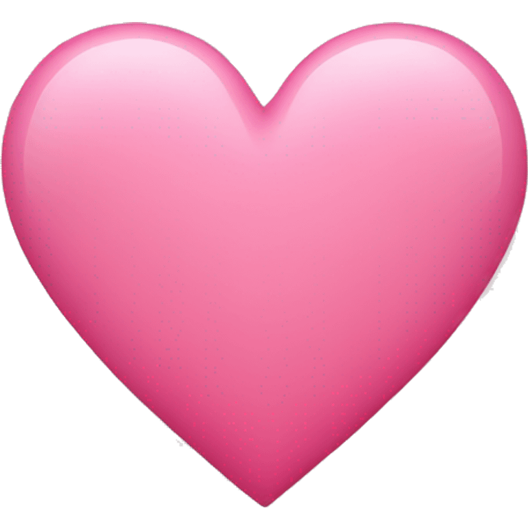 Sweet pink heart emoji