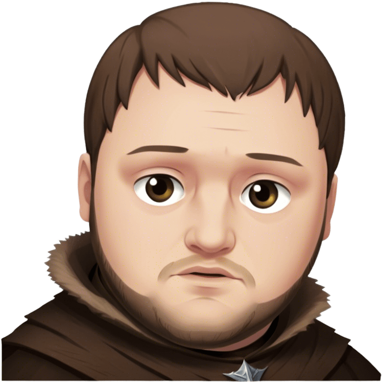 Samwell Tarly from game of thrones emoji