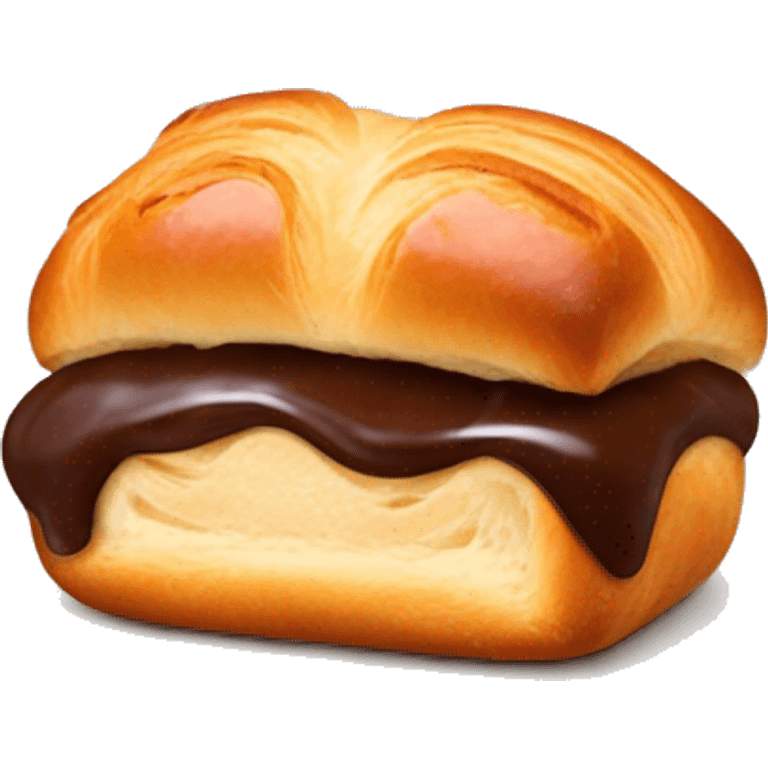 Pain au chocolat français  emoji