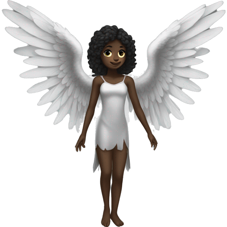 black angel wings emoji