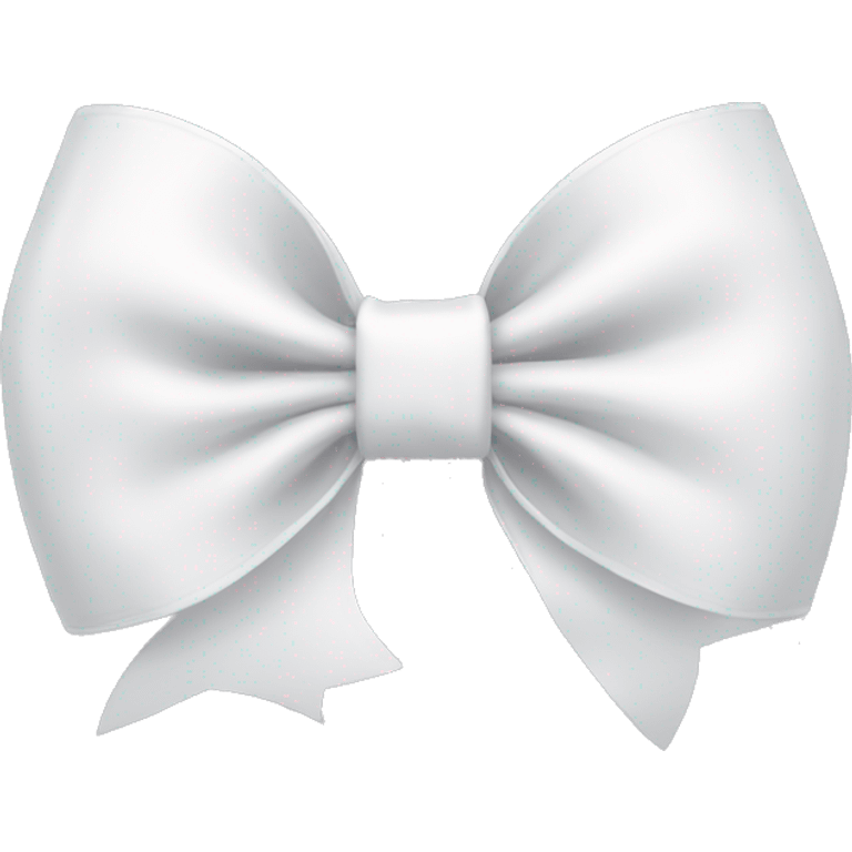 white bow emoji