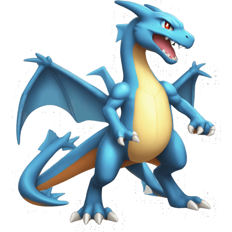  Shiny Mega Charizard Y full body emoji