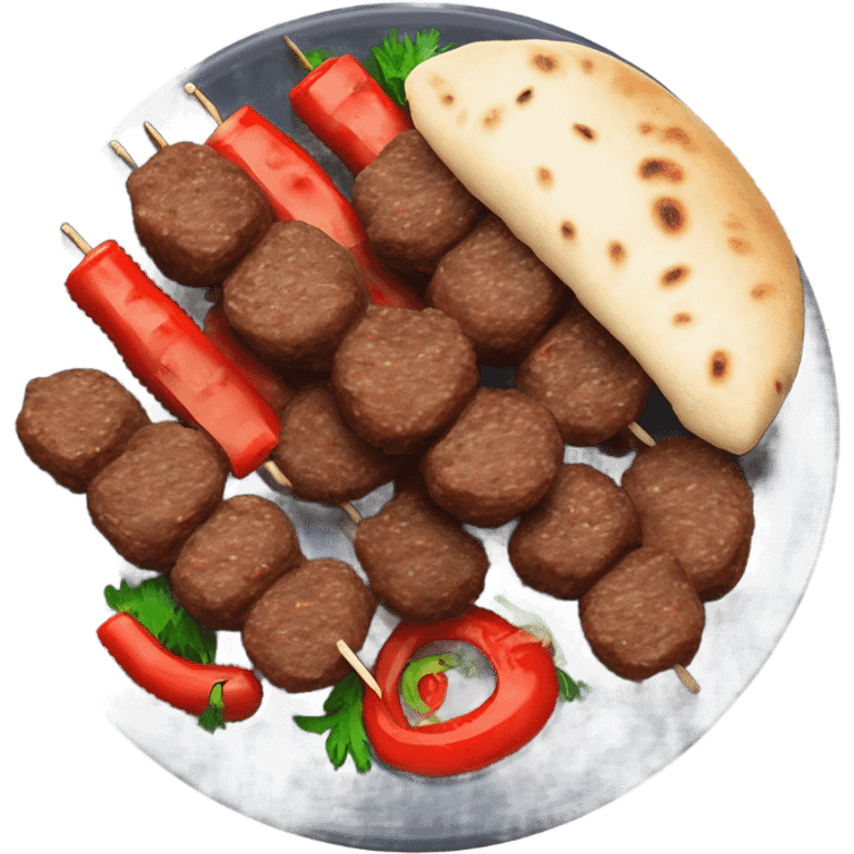 Bosnian national dish cevapi  emoji