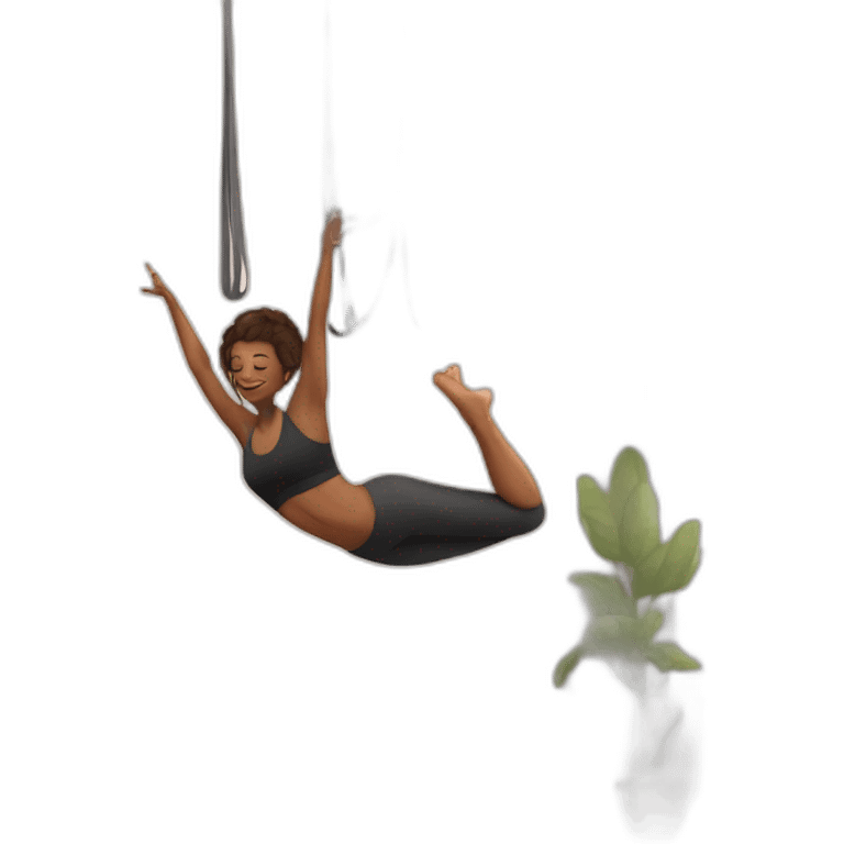 Antigravity yoga emoji