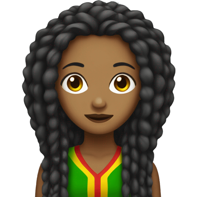 Rasta female emoji