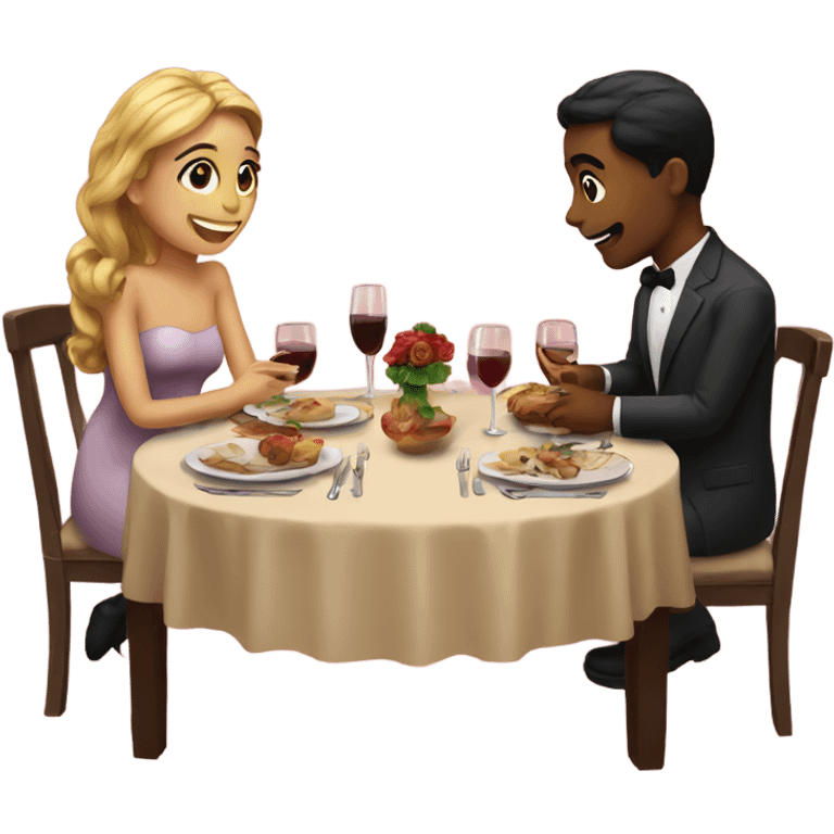 romantic dinner emoji