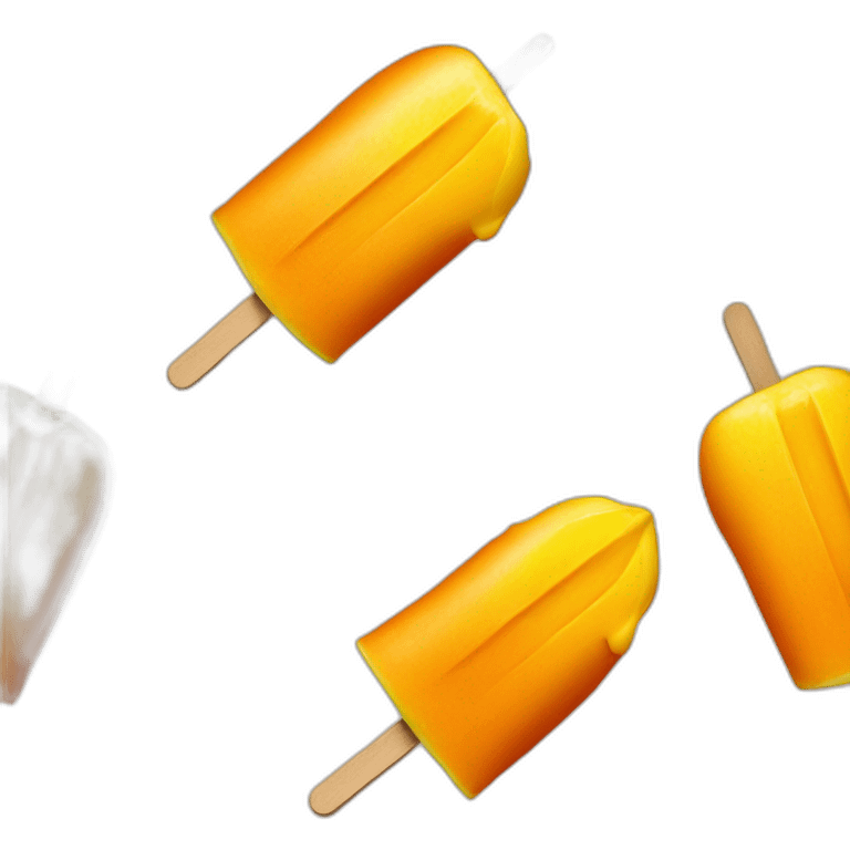 mango popsicle emoji