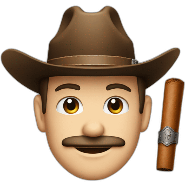 cowboy,fedora,hat,sheriff,star,cigar emoji