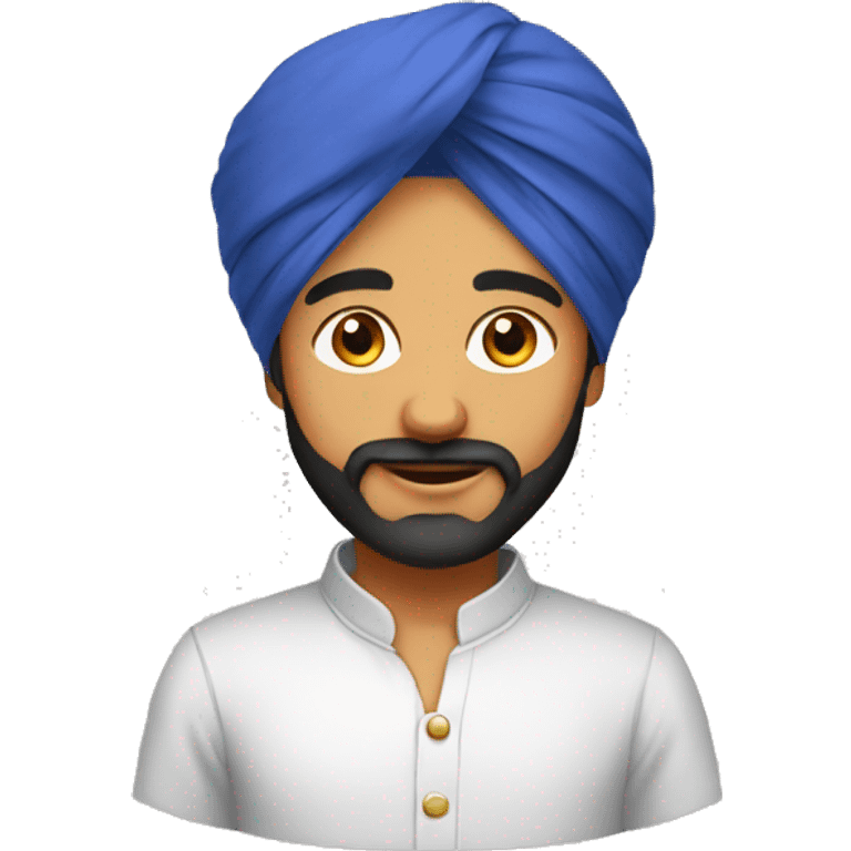 Sardar boy with turban  emoji