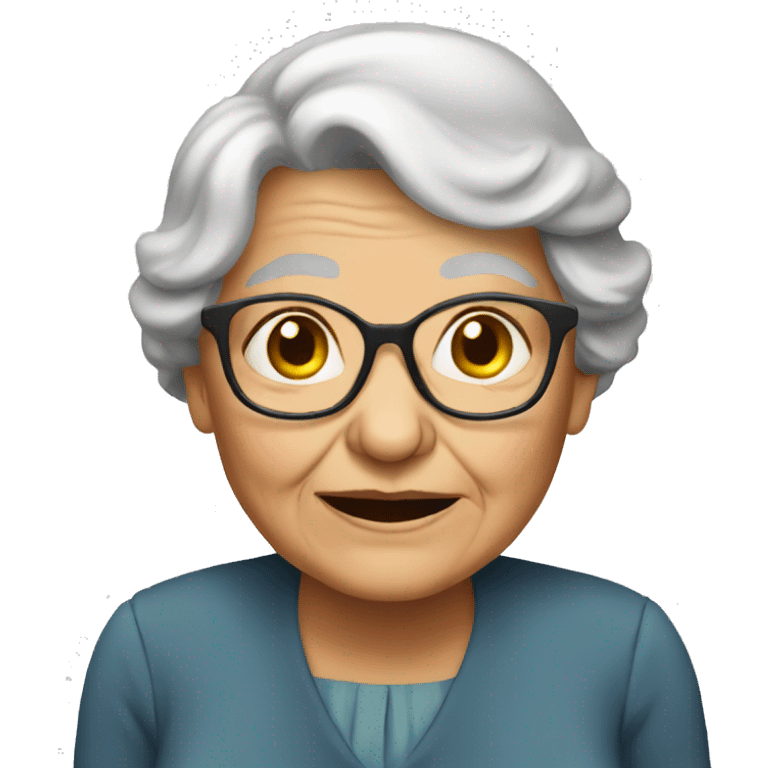 Old lady emoji