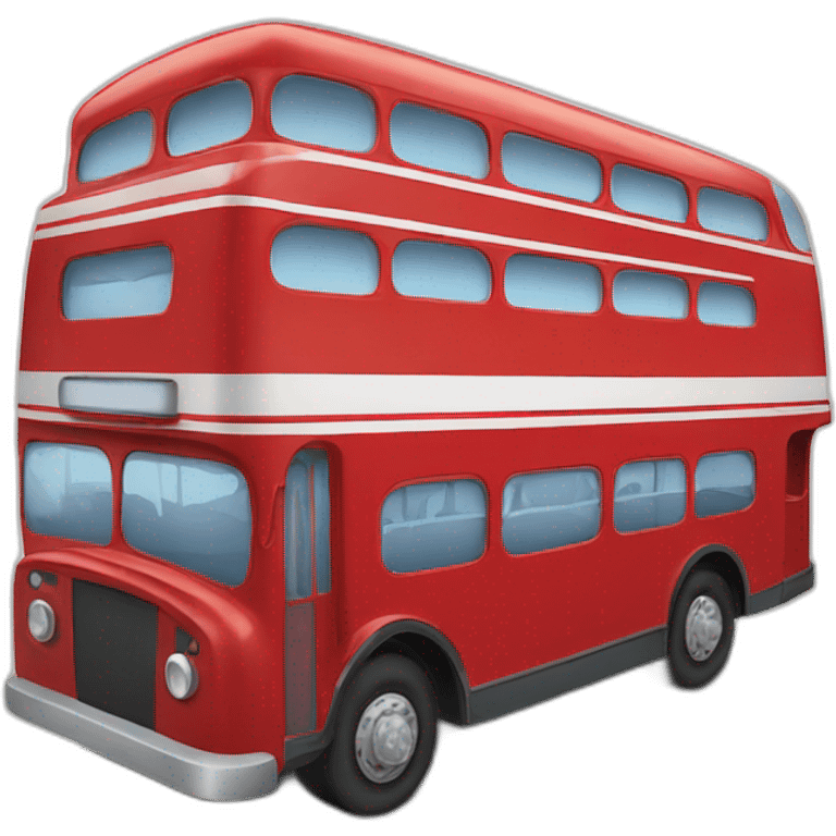 Triple decker bus emoji