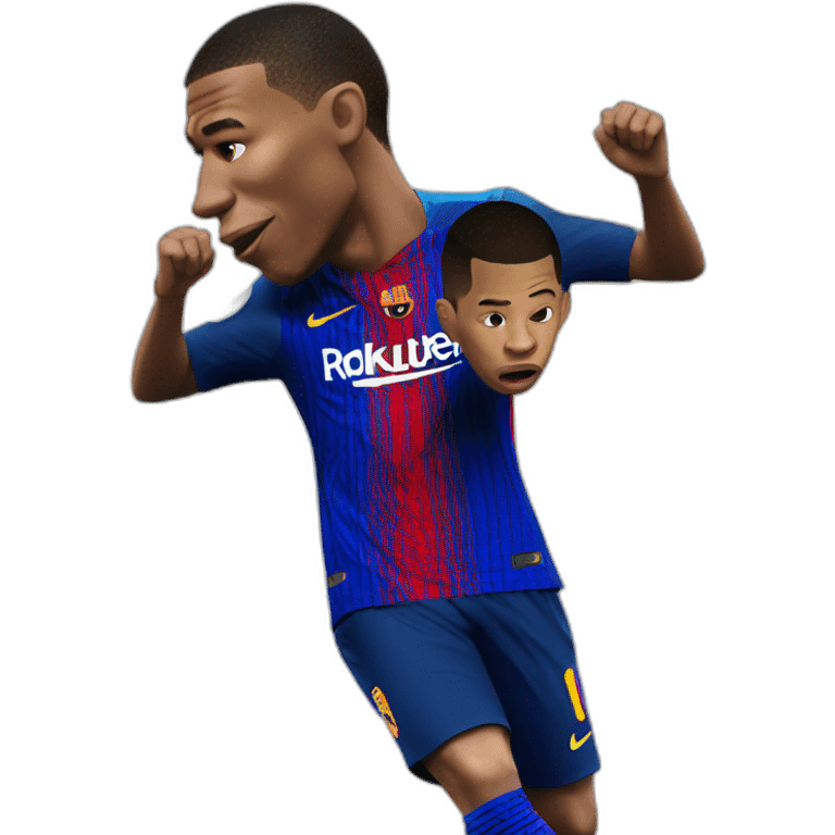 mbappe hit messi emoji