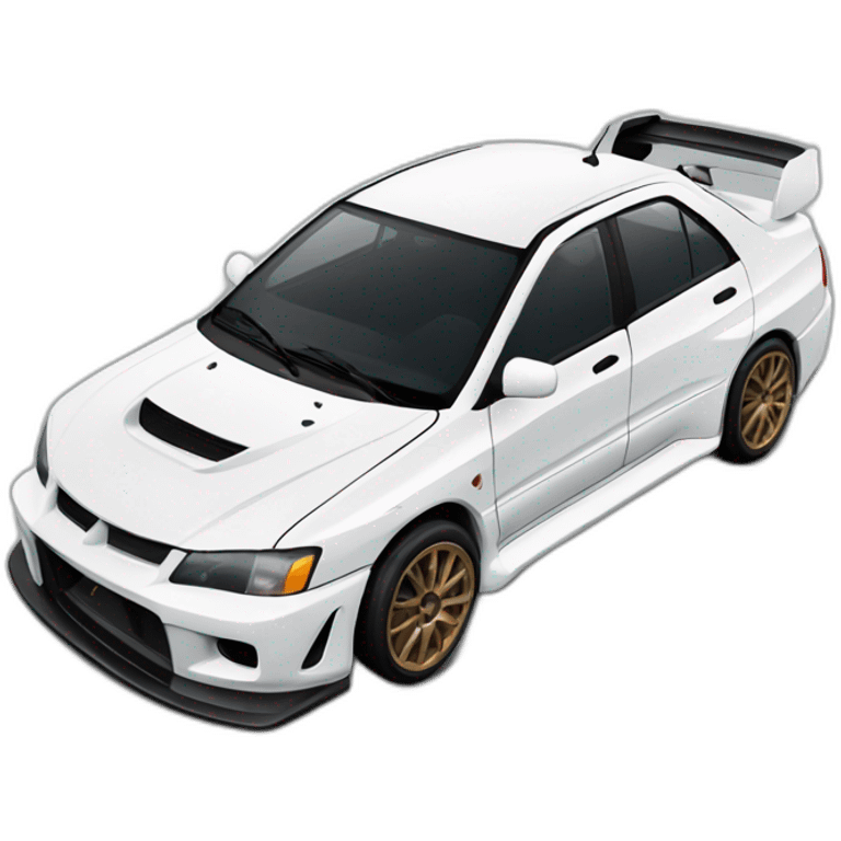 mitsubishi lancer evo stanced emoji