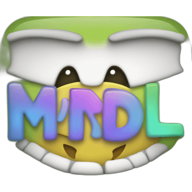 exciting engaging message, with text "MDL" emoji