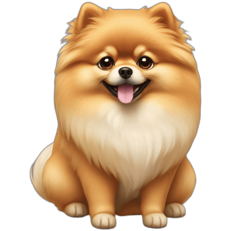 pomeranian dog emoji