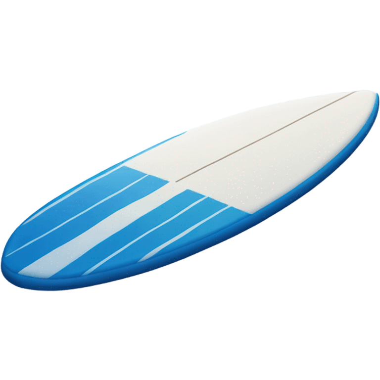 Blue and white surfboard  emoji