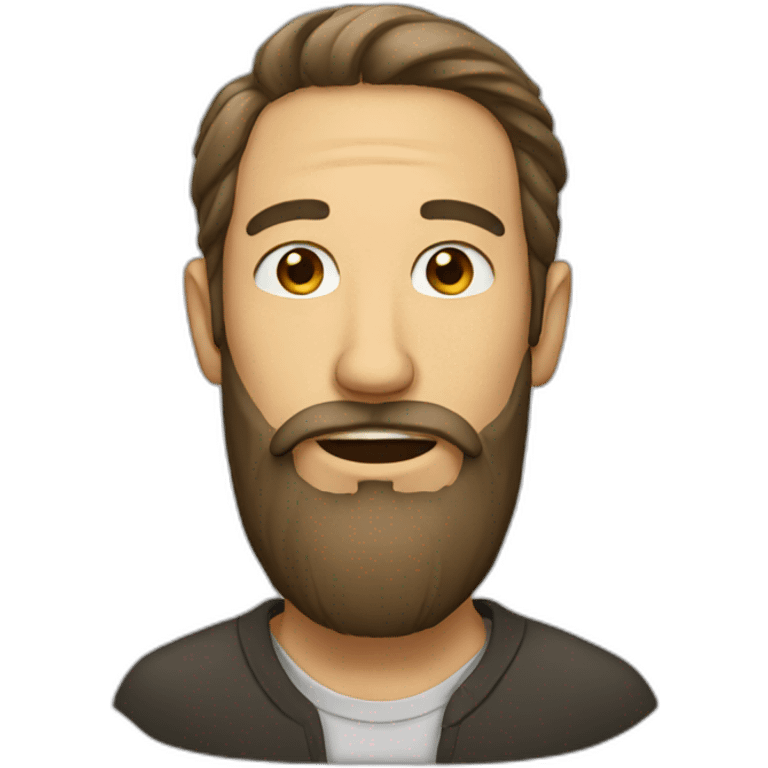 Man with beard emoji