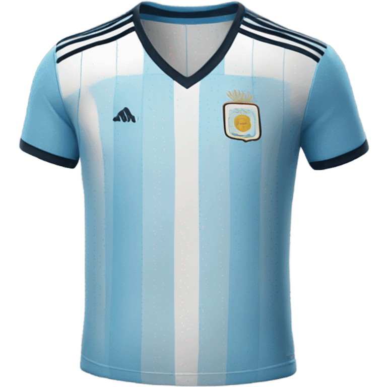 Argentina soccer jersey emoji