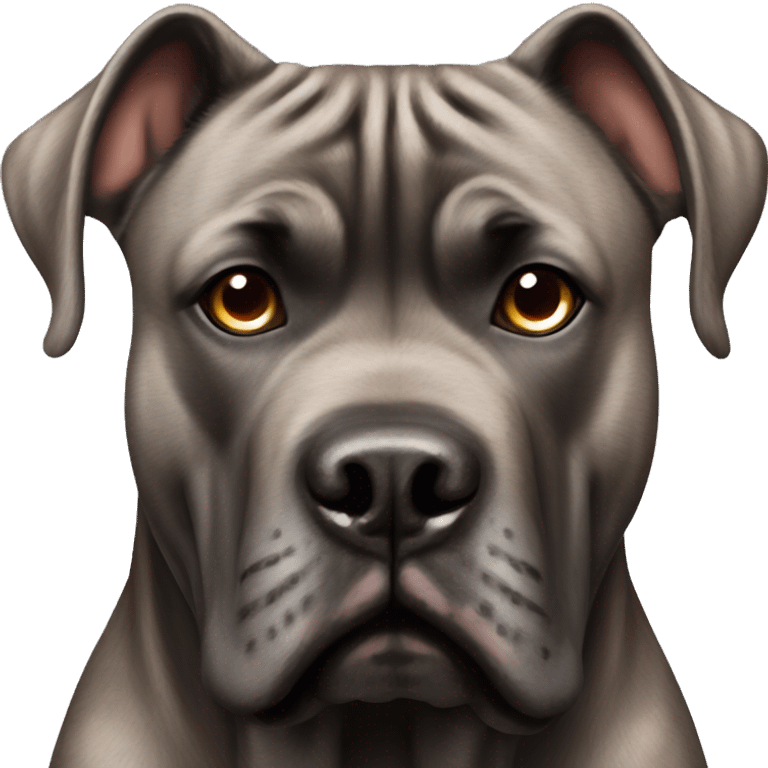 Grey and brown brindle cane corso emoji